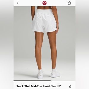 Lululemon Track That 5’’ Short White Size 8